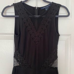 French Connection Crochet Cutout Jumpsuit Size 2